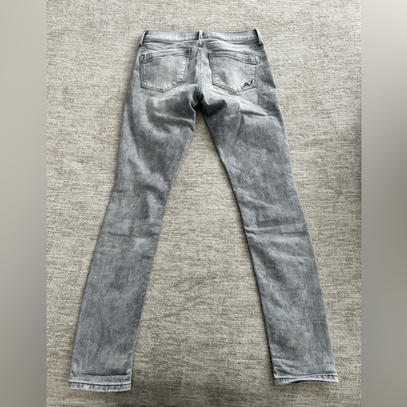 Express mid rise denim legging grey size 6 - Picture 2 of 4